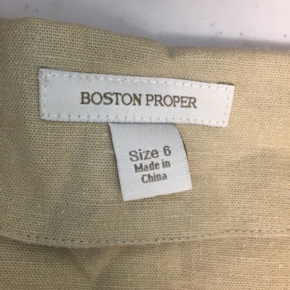 Boston Proper Sequin Beaded Linen Blend Dress - Picture 3 of 6